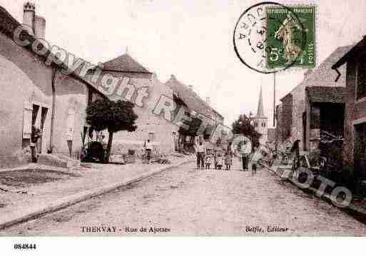 Ville de THERVAY, carte postale ancienne