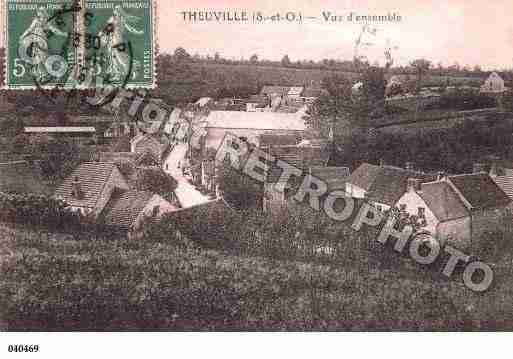 Ville de THEUVILLE, carte postale ancienne