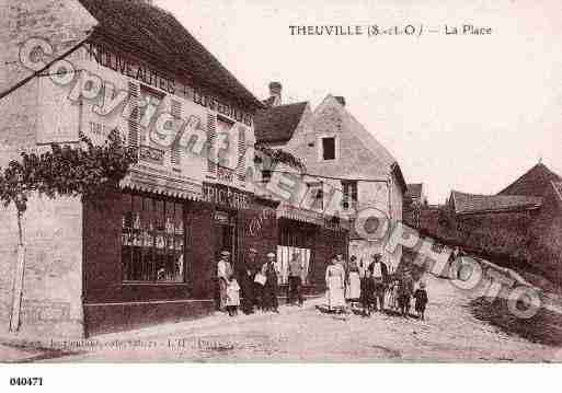 Ville de THEUVILLE, carte postale ancienne