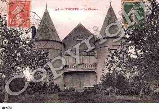 Ville de THOSTE, carte postale ancienne