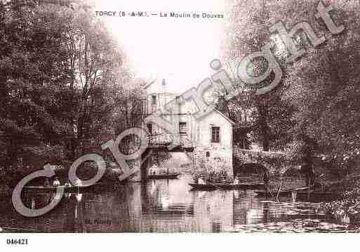 Ville de TORCY, carte postale ancienne