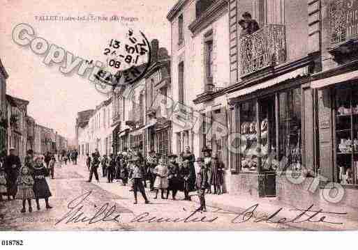 Ville de VALLET, carte postale ancienne