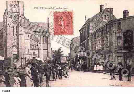 Ville de VALLET, carte postale ancienne