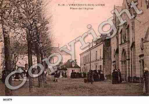 Ville de VARENNESSURLOIRE, carte postale ancienne