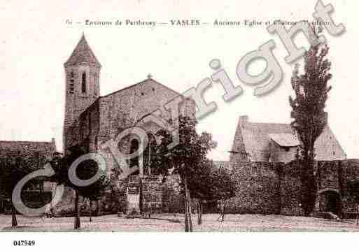 Ville de VASLES, carte postale ancienne