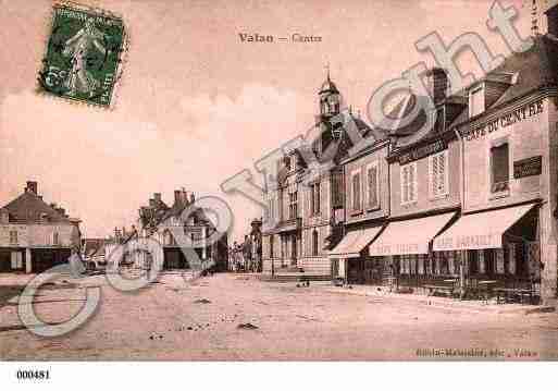 Ville de VATAN, carte postale ancienne