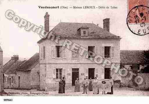 Ville de VAUDANCOURT, carte postale ancienne