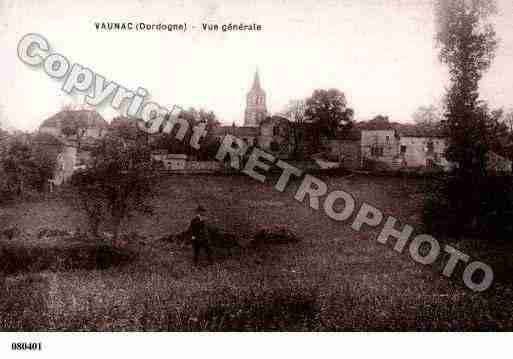 Ville de VAUNAC, carte postale ancienne