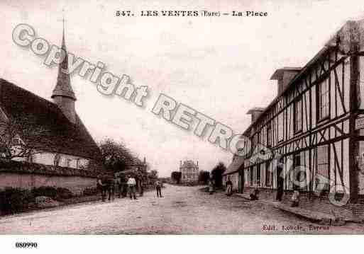 Ville de VENTES(LES), carte postale ancienne