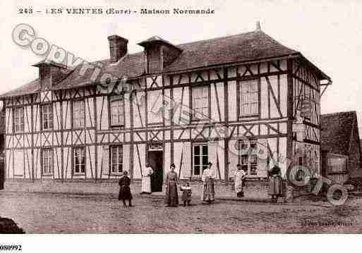 Ville de VENTES(LES), carte postale ancienne