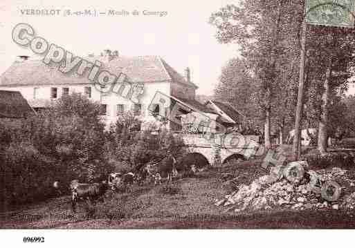 Ville de VERDELOT, carte postale ancienne