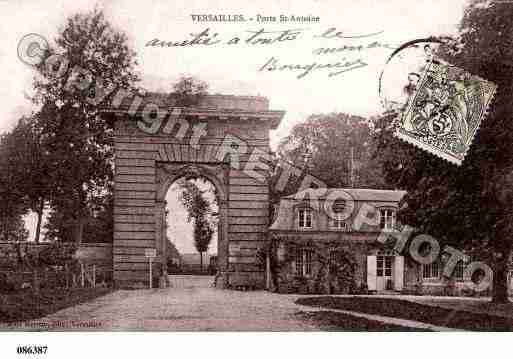 Ville de VERSAILLES, carte postale ancienne