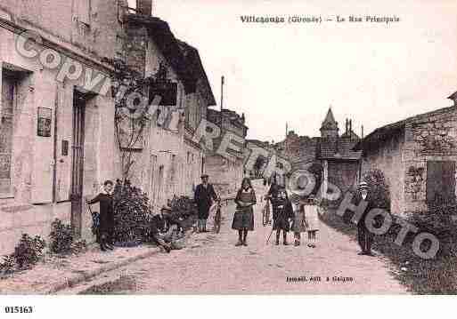 Ville de VILLEGOUGE, carte postale ancienne