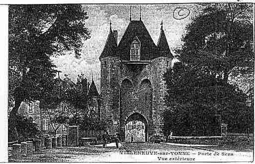 Ville de VILLENEUVESYONNE, carte postale ancienne
