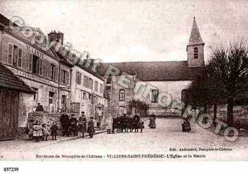 Ville de VILLIERSSTFREDERIC, carte postale ancienne