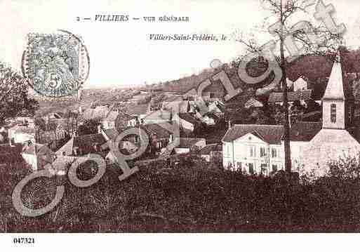 Ville de VILLIERSSTFREDERIC, carte postale ancienne