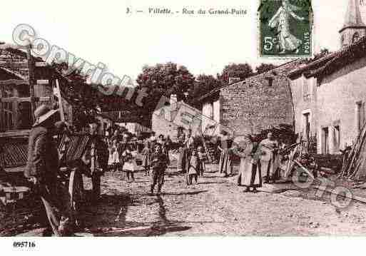 Ville de VILLOTTE, carte postale ancienne Ville de VILLOTTE, carte postale ancienne