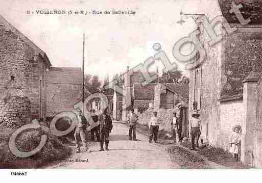 Ville de VOISENON, carte postale ancienne