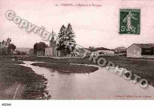 Ville de WISEPPE, carte postale ancienne