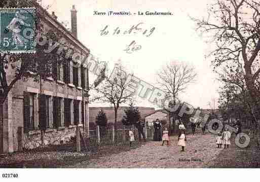 Ville de XURES, carte postale ancienne