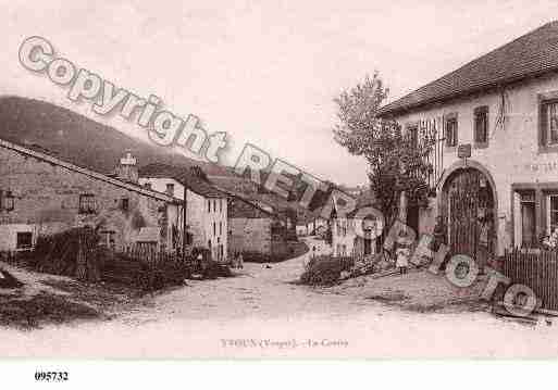 Ville de YVOUX, carte postale ancienne