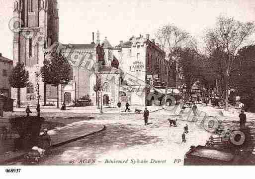 Ville de AGEN, carte postale ancienne