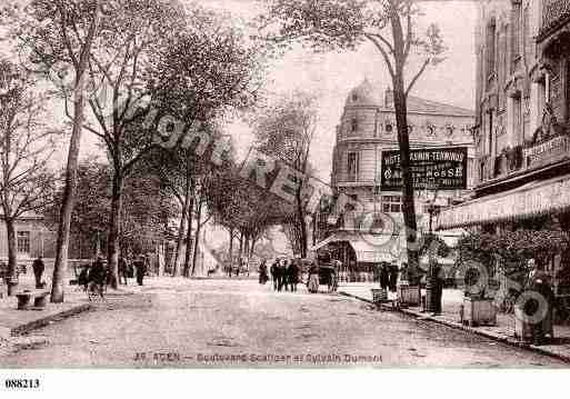 Ville de AGEN, carte postale ancienne