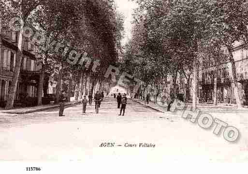 Ville de AGEN, carte postale ancienne