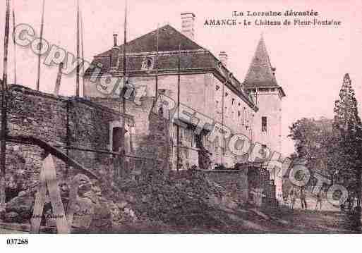 Ville de AMANCE, carte postale ancienne