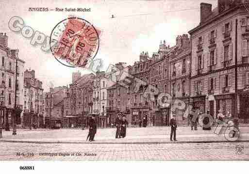 Ville de ANGERS, carte postale ancienne