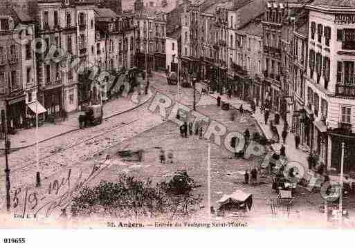 Ville de ANGERS, carte postale ancienne