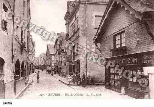 Ville de ANGERS, carte postale ancienne