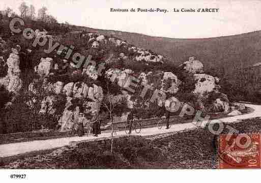 Ville de ARCEY, carte postale ancienne