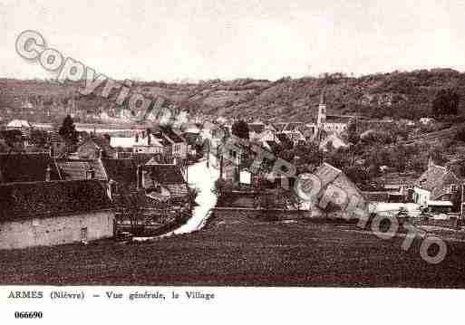 Ville de ARMES, carte postale ancienne Ville de ARMES, carte postale ancienne