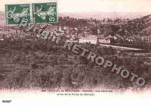 Ville de AVANNEAVENEY, carte postale ancienne