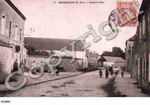 Ville de BAIGNEAUX, carte postale ancienne Ville de BAIGNEAUX, carte postale ancienne