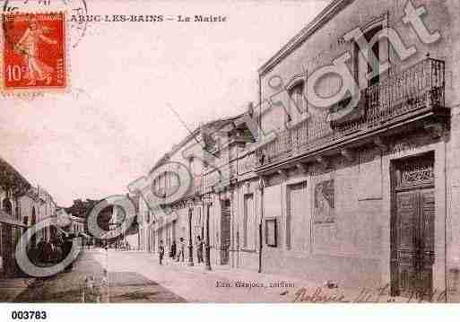 Ville de BALARUCLESBAINS, carte postale ancienne