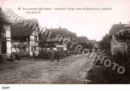 Ville de BALLERSDORF, carte postale ancienne