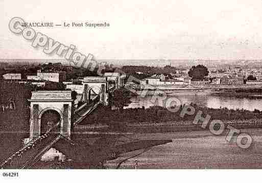 Ville de BEAUCAIRE, carte postale ancienne