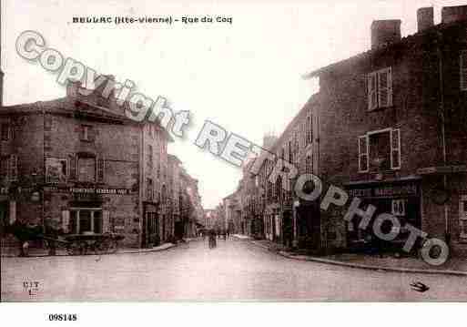 Ville de BELLACCHATEAUDEBAGNAC, carte postale ancienne