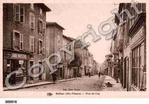 Ville de BELLACCHATEAUDEBAGNAC, carte postale ancienne