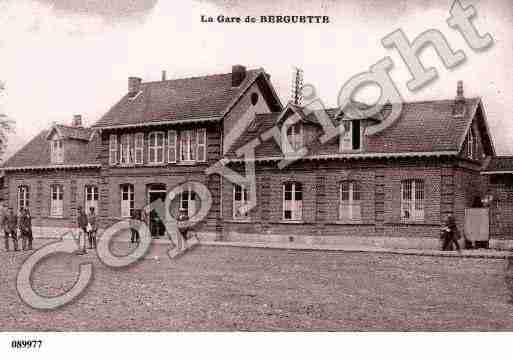 Ville de BERGUETTE, carte postale ancienne Ville de BERGUETTE, carte postale ancienne