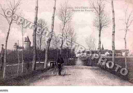 Ville de BOUESSE, carte postale ancienne