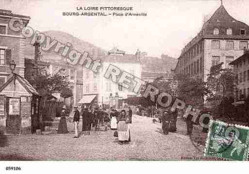 Ville de BOURGARGENTAL, carte postale ancienne