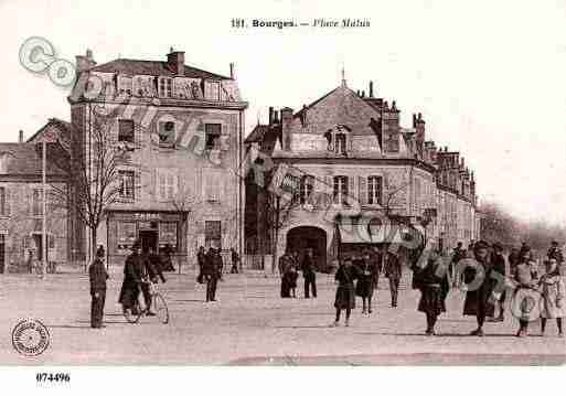 Ville de BOURGES, carte postale ancienne