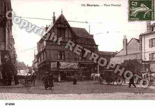 Ville de BOURGES, carte postale ancienne