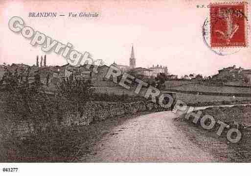 Ville de BRANDON, carte postale ancienne