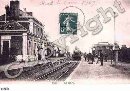 Ville de BUEIL, carte postale ancienne