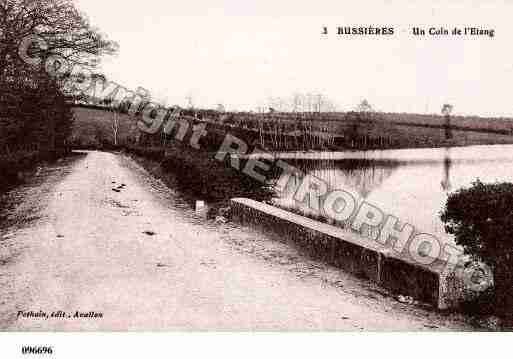 Ville de BUSSIERES, carte postale ancienne