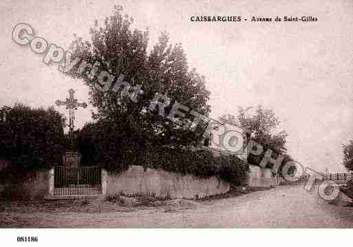 Ville de CAISSARGUES, carte postale ancienne